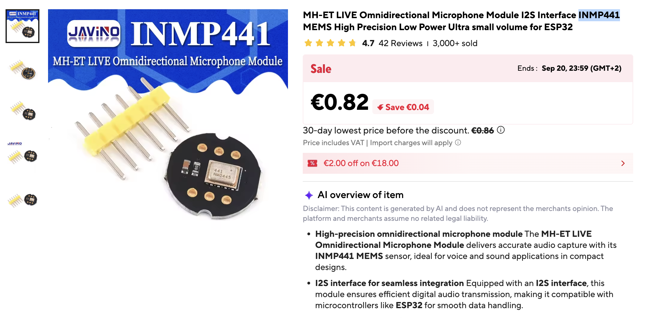 INMP441 module